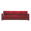 Sofa in Red Velvet, seats 4/5 - Dandy
